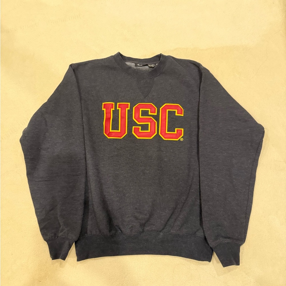 USC Charcoal Gray Crewneck Womens Small